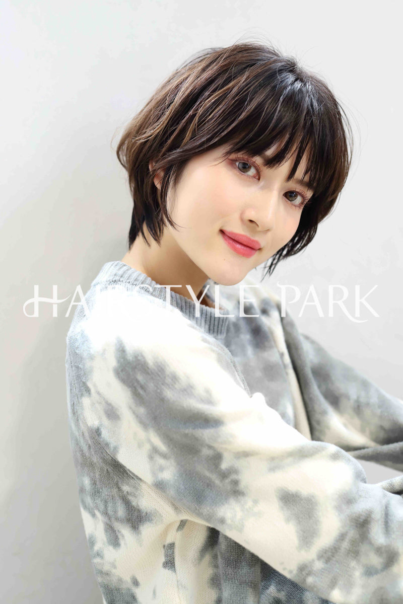 ヘアスタイル写真PhotoNo:365-4 (14) [ショート,レディース,ナチュラル,モテ・愛され,カット,縦型 ]