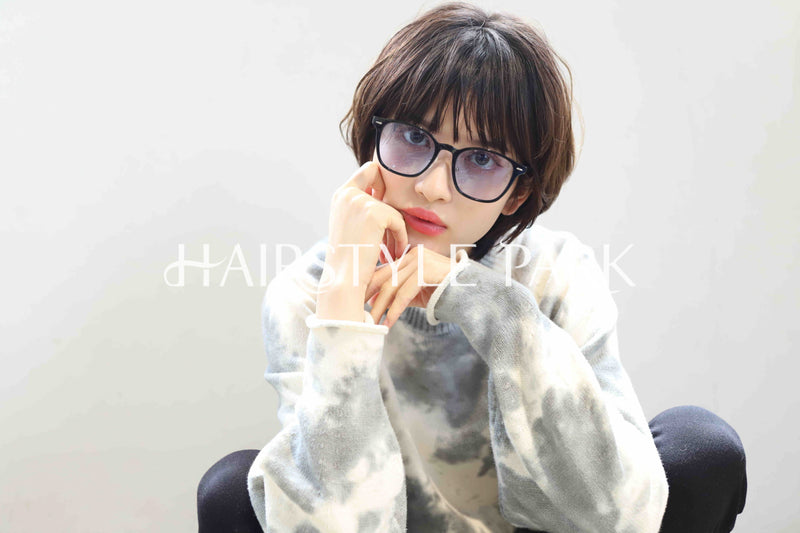 ヘアスタイル写真PhotoNo:365-4 (18) [ショート,レディース,ナチュラル,モテ・愛され,カット,縦型 ]
