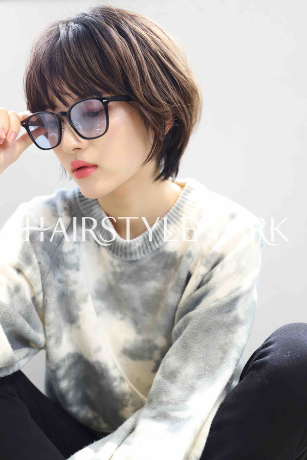 ヘアスタイル写真PhotoNo:365-4 (19) [ショート,レディース,ナチュラル,モテ・愛され,カット,縦型 ]