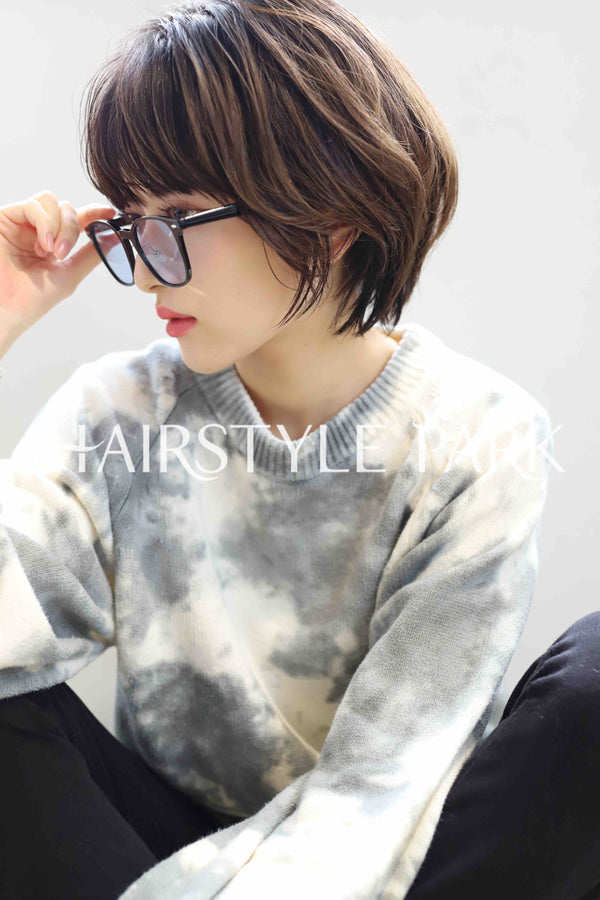 ヘアスタイル写真PhotoNo:365-4 (20) [ショート,レディース,ナチュラル,モテ・愛され,カット,縦型 ]