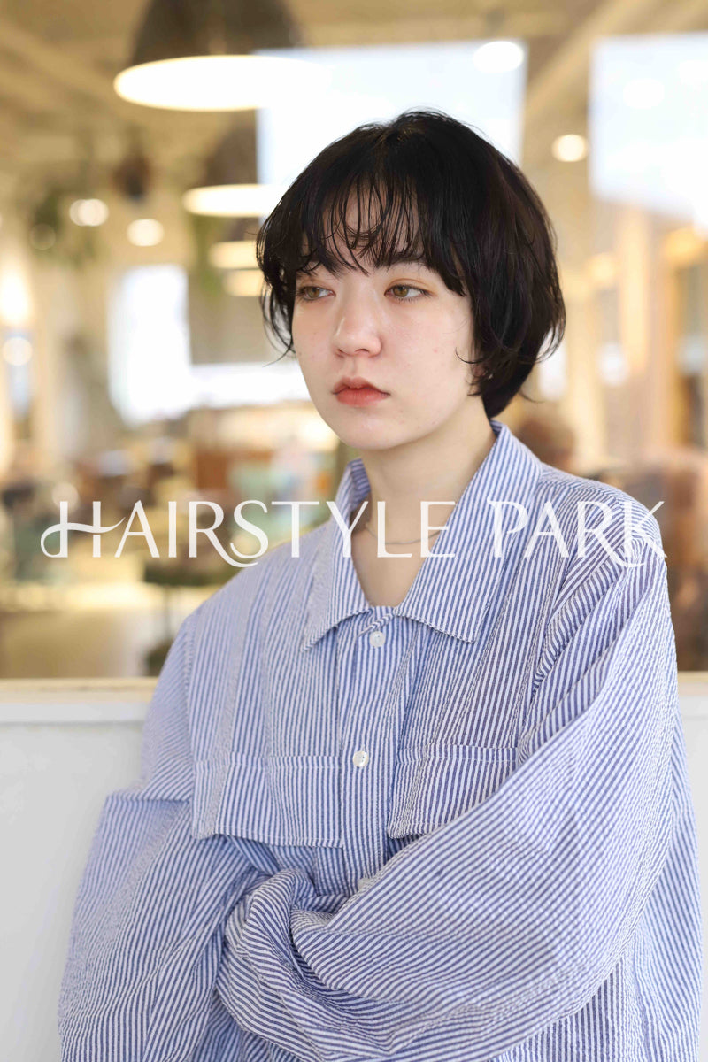 ヘアスタイル写真PhotoNo:366-1 (12) [ショート,レディース,モード,カジュアル,カット,パーマ,縦型 ]