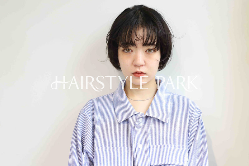 ヘアスタイル写真PhotoNo:366-1 (1) [ショート,レディース,モード,カジュアル,カット,パーマ,縦型 ]