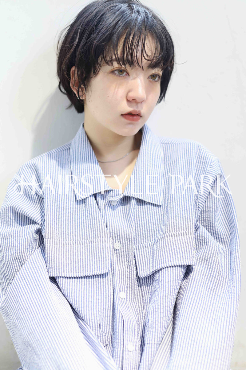 ヘアスタイル写真PhotoNo:366-1 (24) [ショート,レディース,モード,カジュアル,カット,パーマ,縦型 ]
