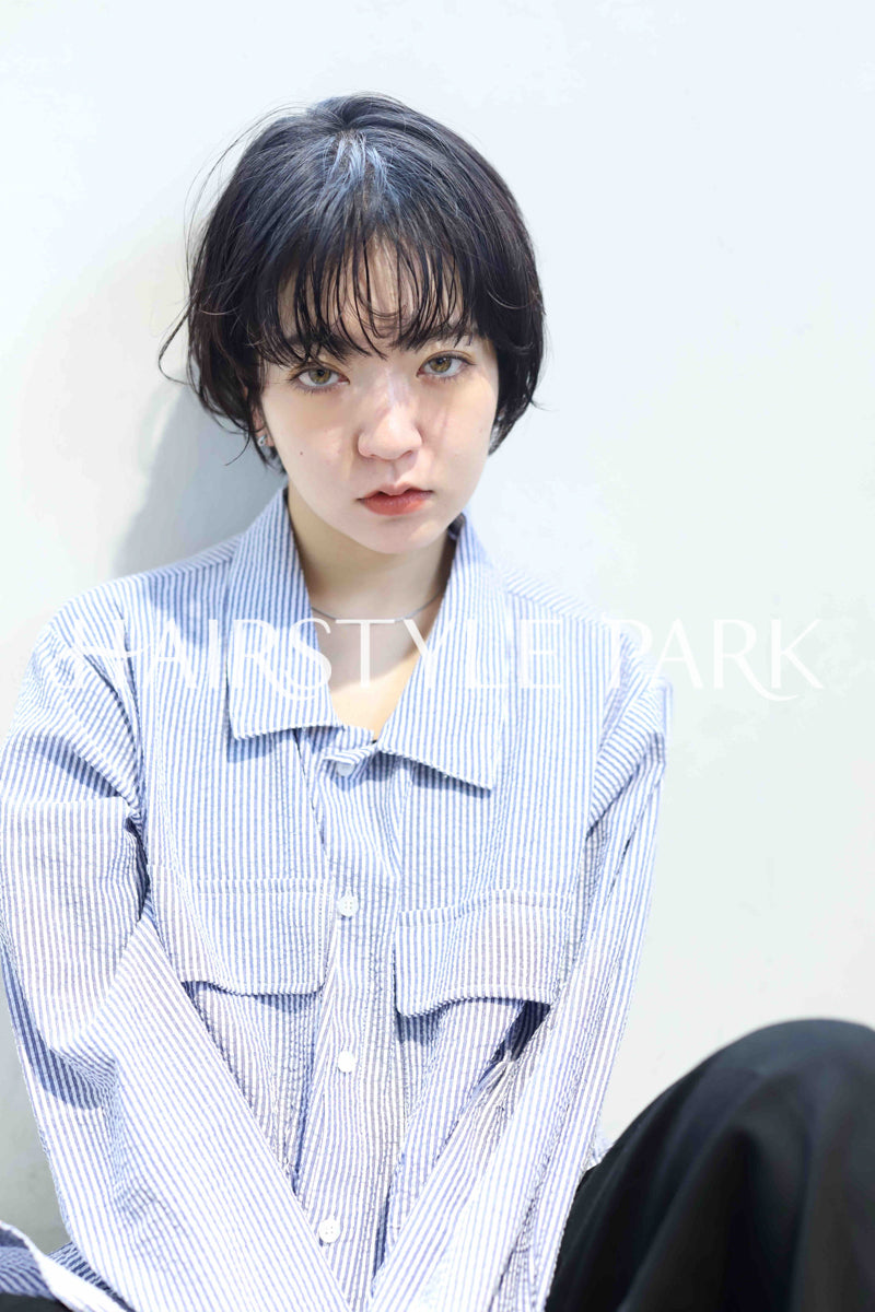 ヘアスタイル写真PhotoNo:366-1 (26) [ショート,レディース,モード,カジュアル,カット,パーマ,縦型 ]