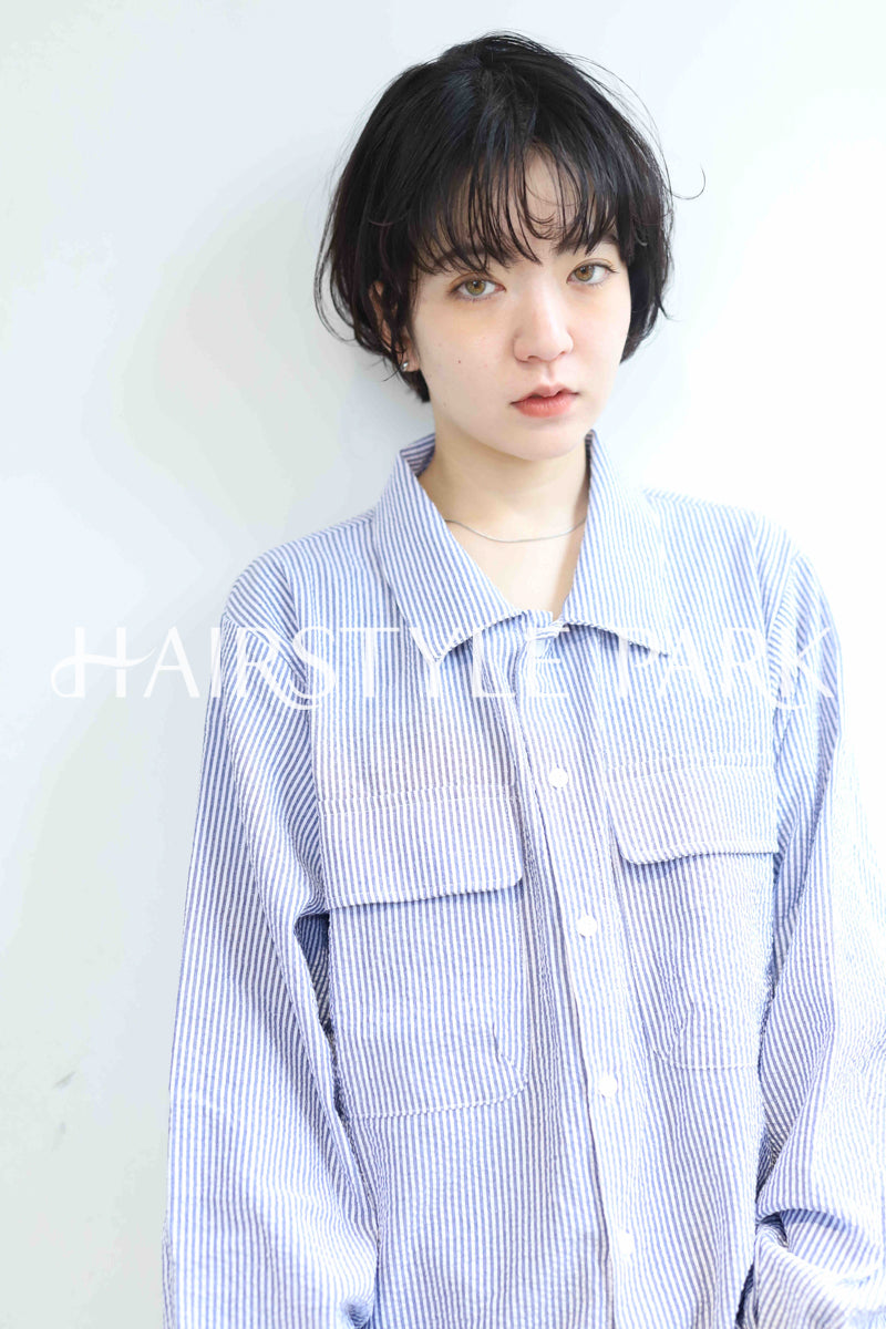 ヘアスタイル写真PhotoNo:366-1 (5) [ショート,レディース,モード,カジュアル,カット,パーマ,縦型 ]