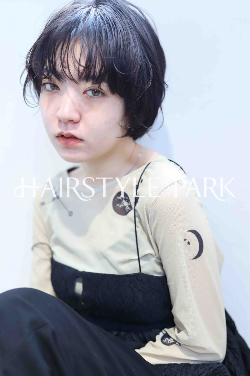 ヘアスタイル写真PhotoNo:366-2 (12) [ショート,レディース,モード,カジュアル,カット,パーマ,縦型 ]