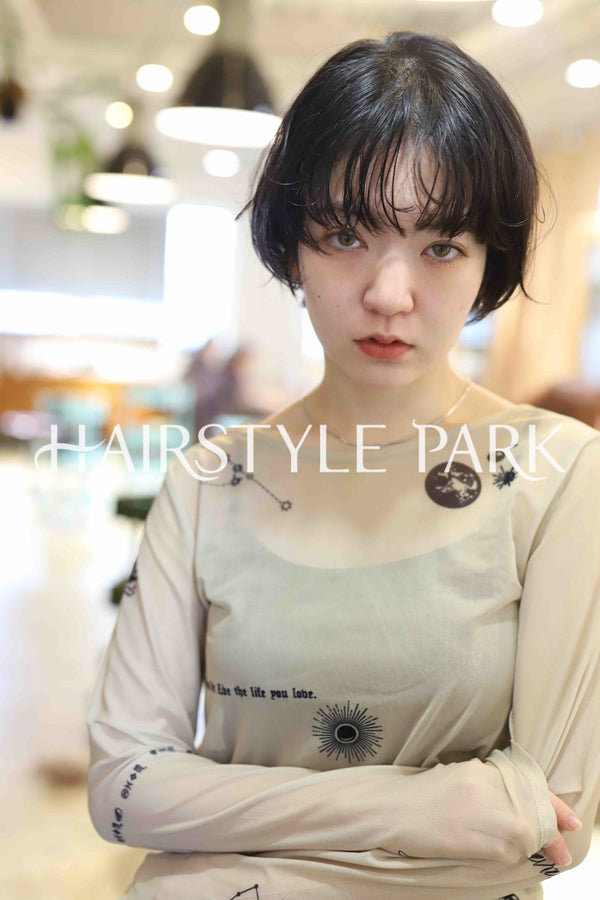 ヘアスタイル写真PhotoNo:366-3 (3) [ショート,レディース,モード,カジュアル,カット,パーマ,縦型 ]