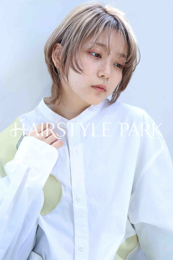 ヘアスタイル写真PhotoNo:367-2 (12) [ショートミディアム,レディース,カジュアル,カット,ダブルカラー,縦型 ]