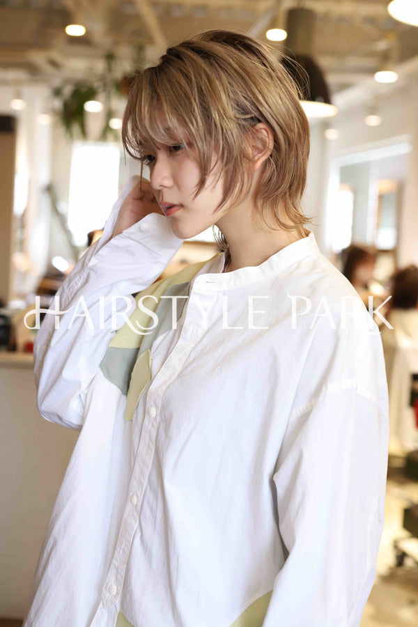 ヘアスタイル写真PhotoNo:367-3 (11) [ショートミディアム,レディース,カジュアル,カット,ダブルカラー,縦型 ]