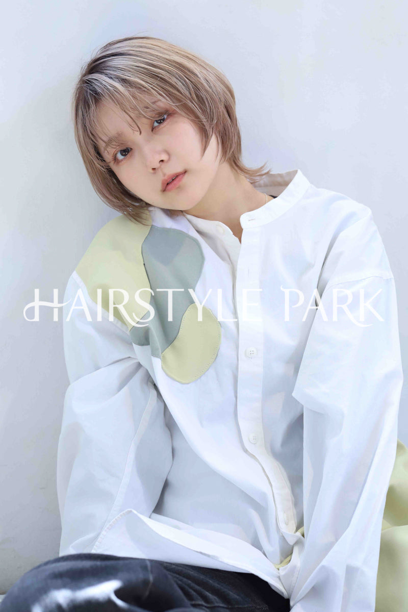 ヘアスタイル写真PhotoNo:367-3 (23) [ショートミディアム,レディース,カジュアル,カット,ダブルカラー,縦型 ]