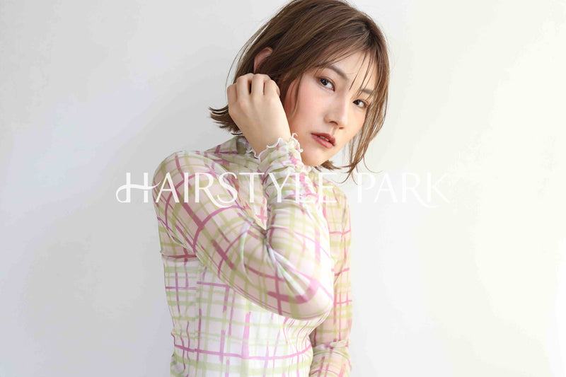 ヘアスタイル写真PhotoNo:368-1 (13) [ミディアム,レディース,ナチュラル,モテ・愛され,カラー,ダブルカラー,縦型 ]