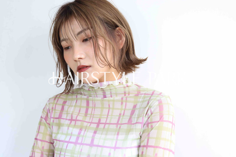 ヘアスタイル写真PhotoNo:368-1 (15) [ミディアム,レディース,ナチュラル,モテ・愛され,カラー,ダブルカラー,縦型 ]