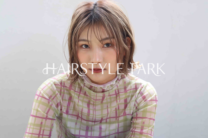 ヘアスタイル写真PhotoNo:368-1 (17) [ミディアム,レディース,ナチュラル,モテ・愛され,カラー,ダブルカラー,縦型 ]