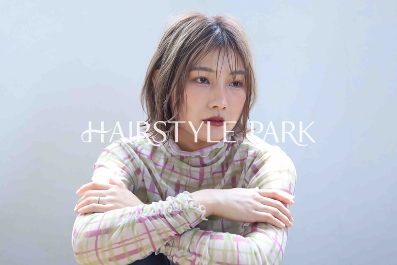 ヘアスタイル写真PhotoNo:368-1 (22) [ミディアム,レディース,ナチュラル,モテ・愛され,カラー,ダブルカラー,縦型 ]