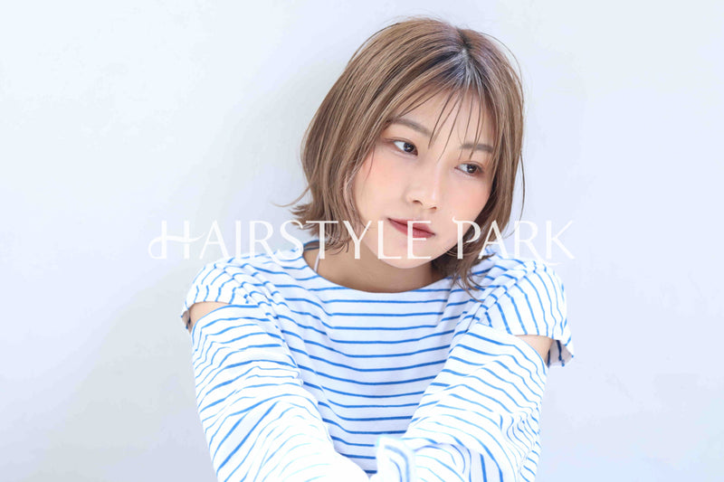 ヘアスタイル写真PhotoNo:368-2 (13) [ミディアム,レディース,ナチュラル,モテ・愛され,カラー,ダブルカラー,縦型 ]