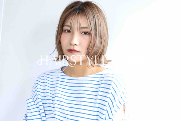 ヘアスタイル写真PhotoNo:368-2 (1) [ミディアム,レディース,ナチュラル,モテ・愛され,カラー,ダブルカラー,縦型 ]