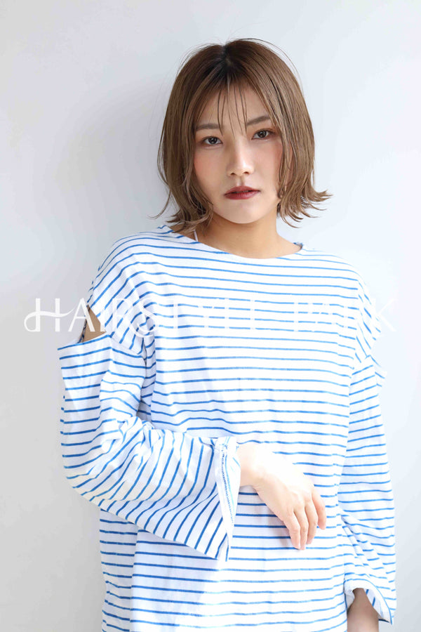 ヘアスタイル写真PhotoNo:368-2 (4) [ミディアム,レディース,ナチュラル,モテ・愛され,カラー,ダブルカラー,縦型 ]