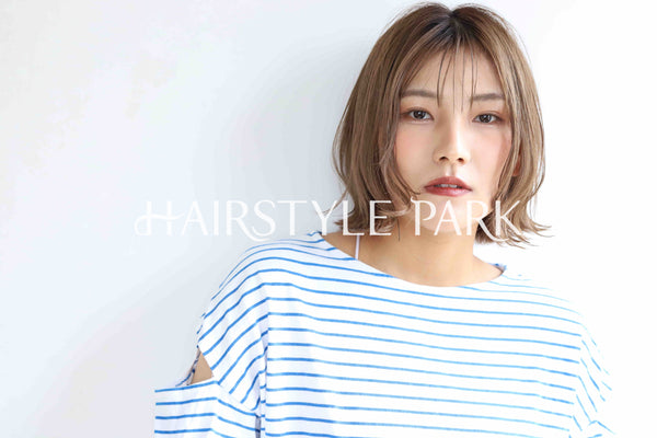 ヘアスタイル写真PhotoNo:368-2 (7) [ミディアム,レディース,ナチュラル,モテ・愛され,カラー,ダブルカラー,縦型 ]