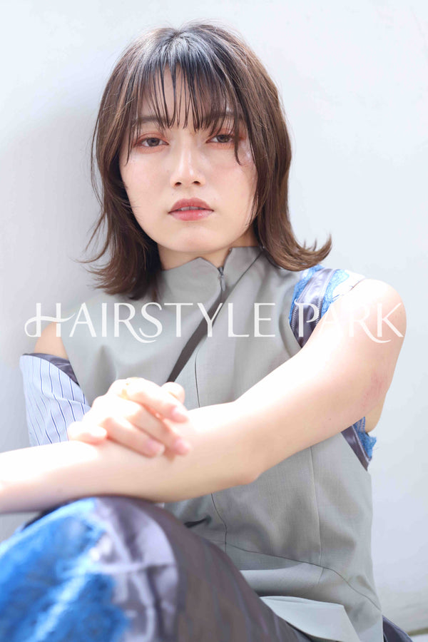 ヘアスタイル写真PhotoNo:369-1 (17) [ミディアム,レディース,カジュアル,カラー,縦型 ]