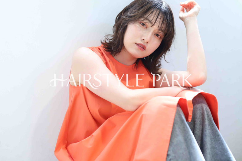 ヘアスタイル写真PhotoNo:369-2 (5) [ミディアム,レディース,カジュアル,カラー,パーマ,縦型 ]