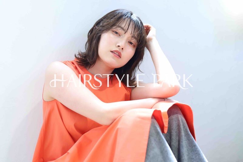 ヘアスタイル写真PhotoNo:369-2 (6) [ミディアム,レディース,カジュアル,カラー,パーマ,縦型 ]