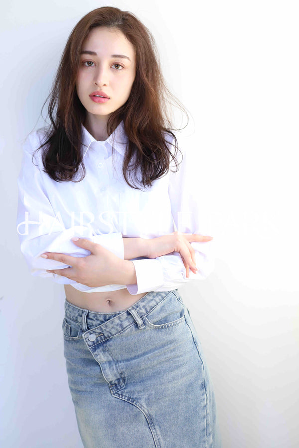 ヘアスタイル写真PhotoNo:371-1 (11) [ロング,レディース,ナチュラル,オフィス / コンサバ,クール / かっこいい,カット,パーマ,縦型 ]