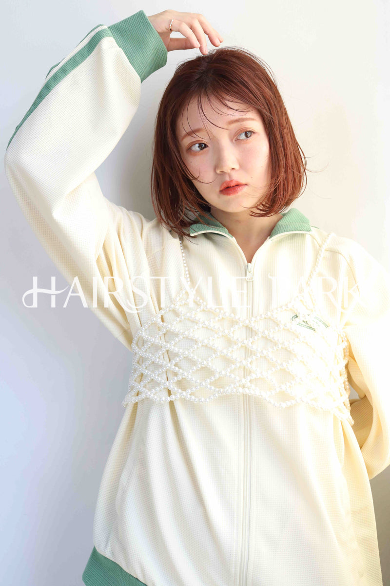 ヘアスタイル写真PhotoNo:372-1 (1) [ミディアム,レディース,モテ・愛され,カジュアル,カット,カラー,縦型 ]