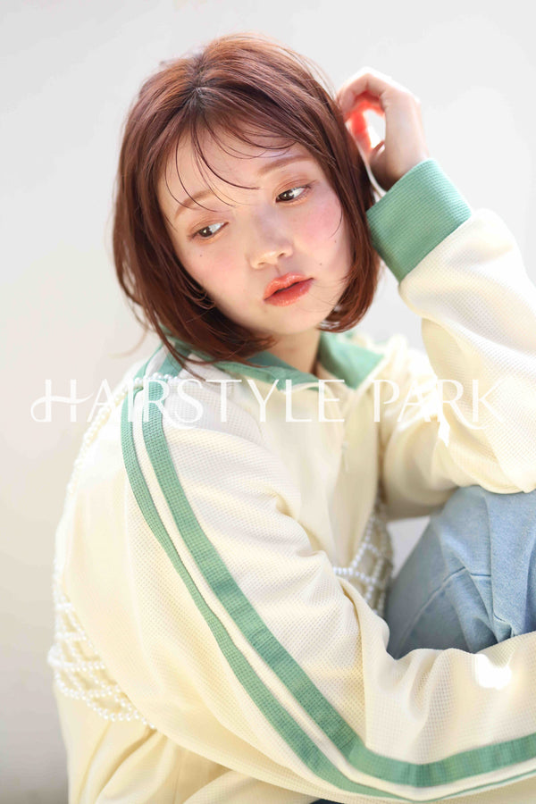ヘアスタイル写真PhotoNo:372-2 (20) [ミディアム,レディース,モテ・愛され,カジュアル,カット,カラー,縦型 ]
