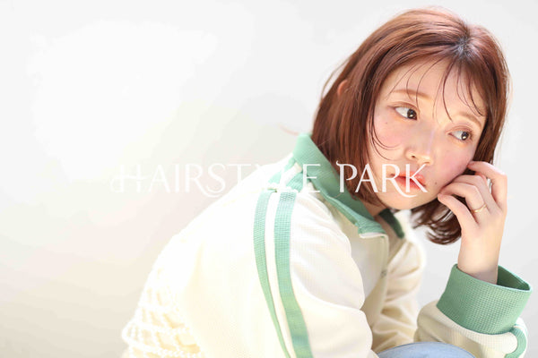 ヘアスタイル写真PhotoNo:372-2 (26) [ミディアム,レディース,モテ・愛され,カジュアル,カット,カラー,縦型 ]