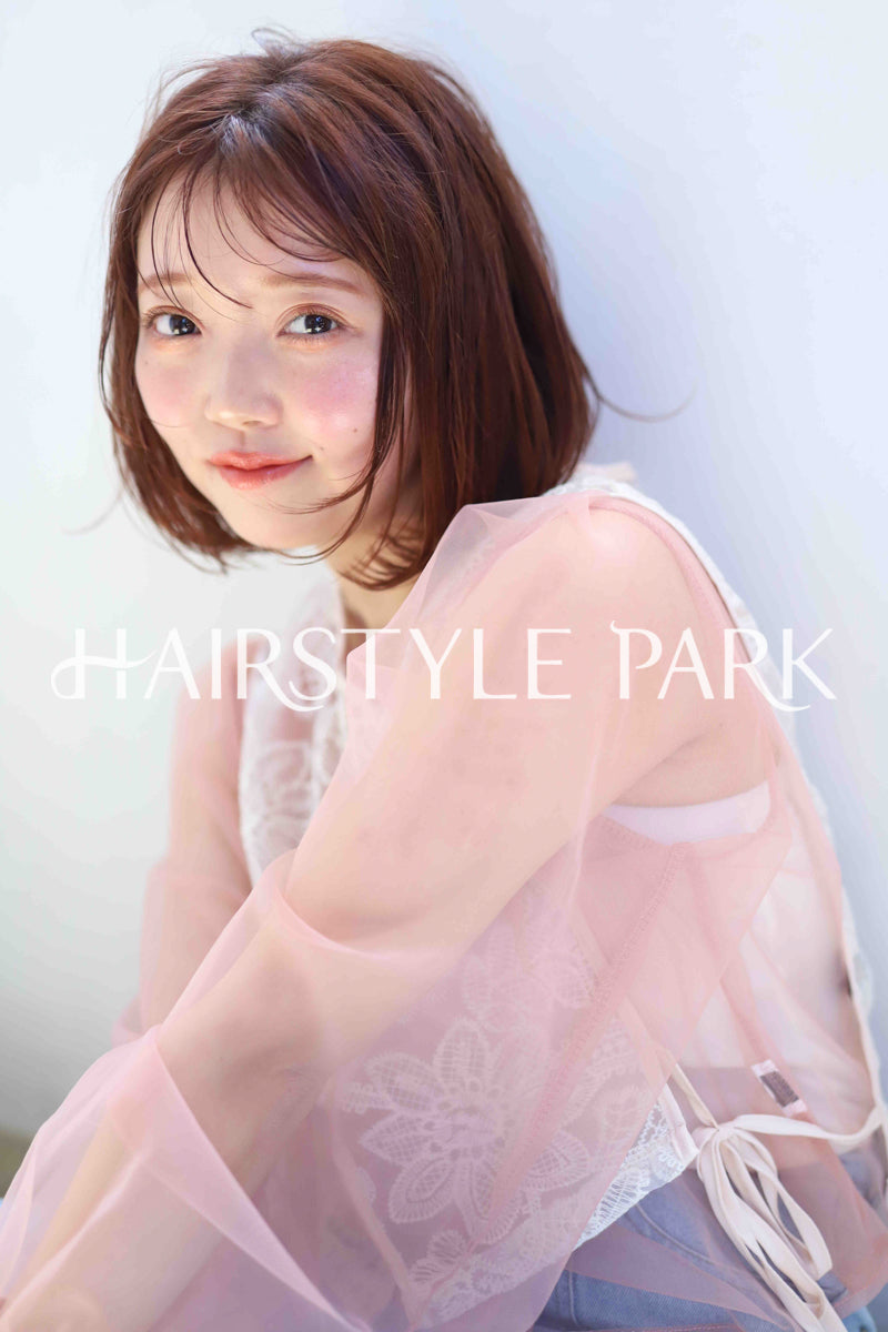 ヘアスタイル写真PhotoNo:372-3 (26) [ミディアム,レディース,モテ・愛され,カジュアル,カット,カラー,縦型 ]