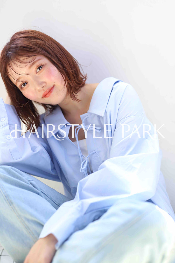 ヘアスタイル写真PhotoNo:372-4 (14) [ミディアム,レディース,モテ・愛され,カジュアル,カット,カラー,縦型 ]