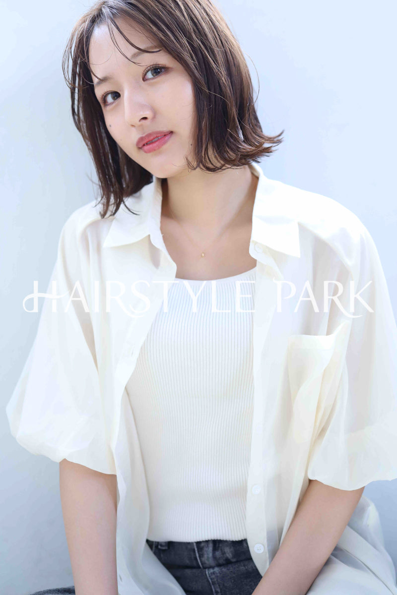 ヘアスタイル写真PhotoNo:373-2 (17) [ミディアム,レディース,ナチュラル,モテ・愛され,カジュアル,カット,カラー,縦型 ]
