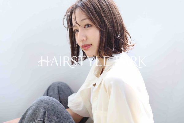 ヘアスタイル写真PhotoNo:373-2 (31) [ミディアム,レディース,ナチュラル,モテ・愛され,カジュアル,カット,カラー,縦型 ]
