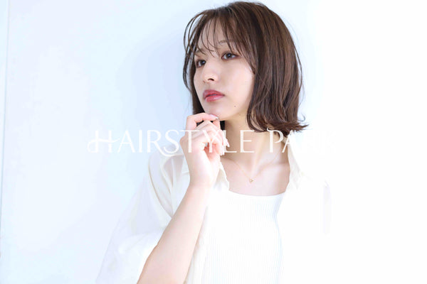 ヘアスタイル写真PhotoNo:373-2 (5) [ミディアム,レディース,ナチュラル,モテ・愛され,カジュアル,カット,カラー,縦型 ]