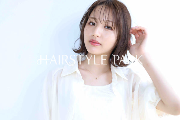 ヘアスタイル写真PhotoNo:373-2 (6) [ミディアム,レディース,ナチュラル,モテ・愛され,カジュアル,カット,カラー,縦型 ]