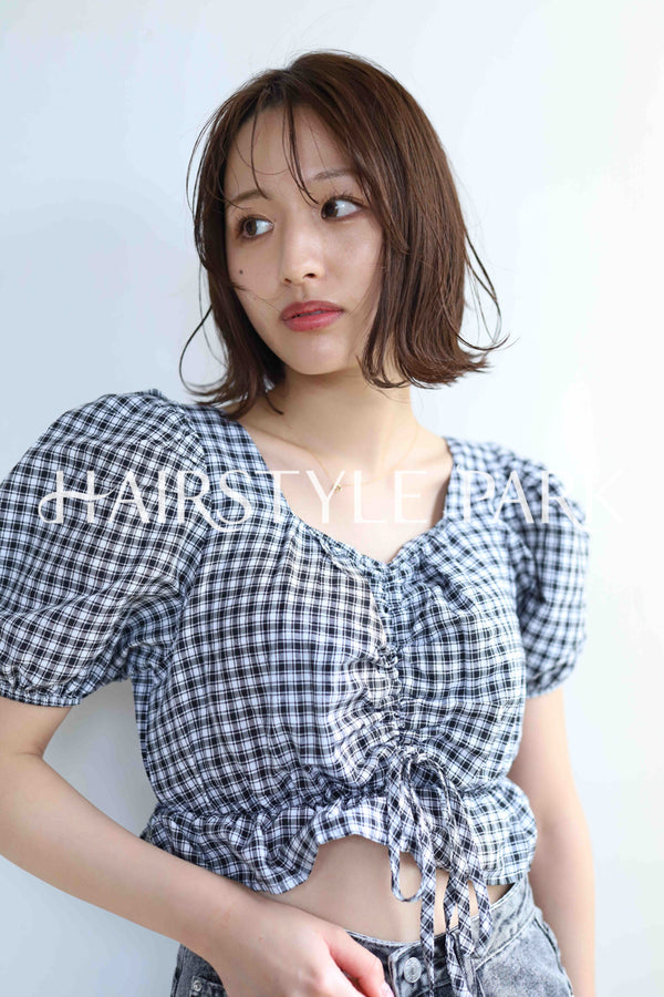 ヘアスタイル写真PhotoNo:373-3 (7) [ミディアム,レディース,ナチュラル,モテ・愛され,カジュアル,カット,カラー,縦型 ]
