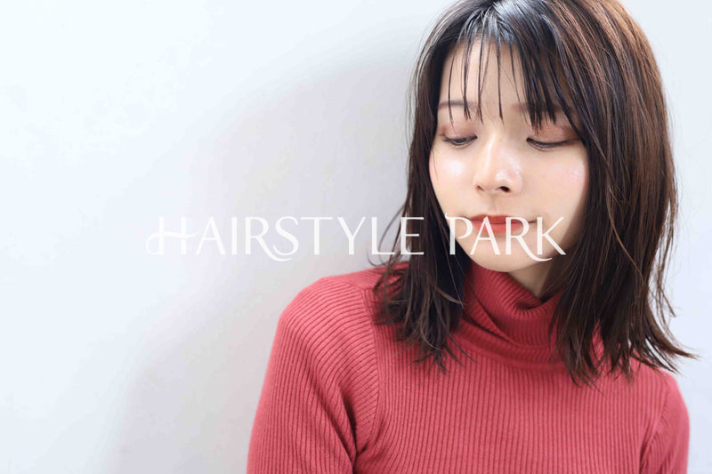 ヘアスタイル写真PhotoNo:374-3 (19) [ミディアムロング,レディース,ナチュラル,オフィス / コンサバ,クール / かっこいい,カット,カラー,縦型 ]