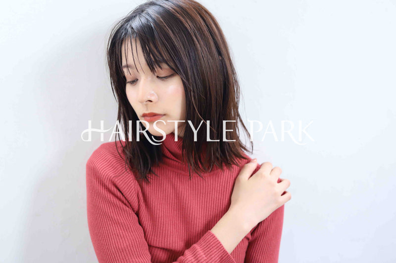 ヘアスタイル写真PhotoNo:374-3 (21) [ミディアムロング,レディース,ナチュラル,オフィス / コンサバ,クール / かっこいい,カット,カラー,縦型 ]