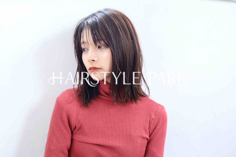 ヘアスタイル写真PhotoNo:374-3 (22) [ミディアムロング,レディース,ナチュラル,オフィス / コンサバ,クール / かっこいい,カット,カラー,縦型 ]