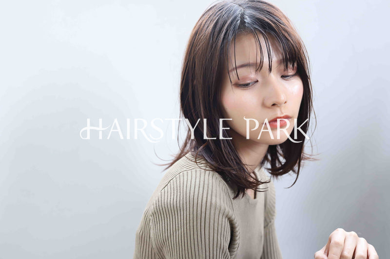 ヘアスタイル写真PhotoNo:374-4 (15) [ミディアムロング,レディース,ナチュラル,オフィス / コンサバ,クール / かっこいい,カット,カラー,縦型 ]