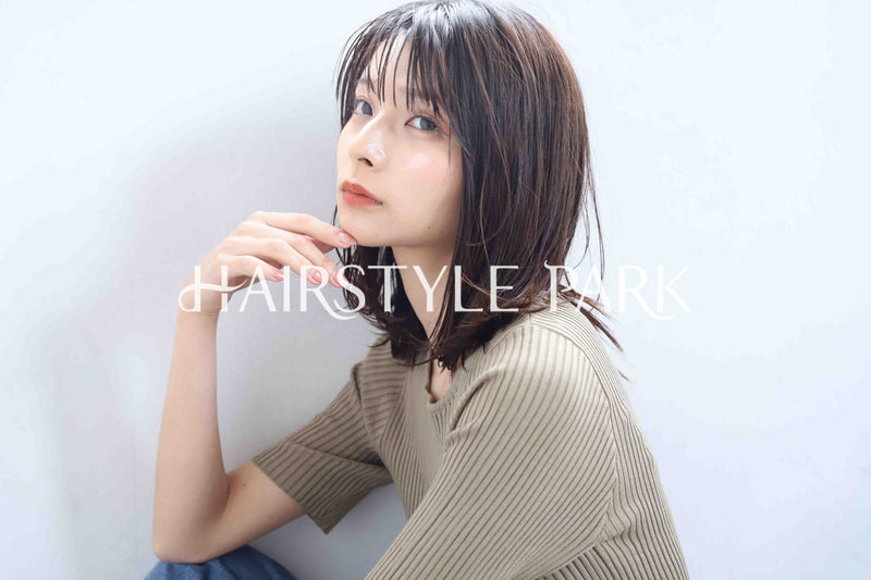 ヘアスタイル写真PhotoNo:374-4 (8) [ミディアムロング,レディース,ナチュラル,オフィス / コンサバ,クール / かっこいい,カット,カラー,縦型 ]