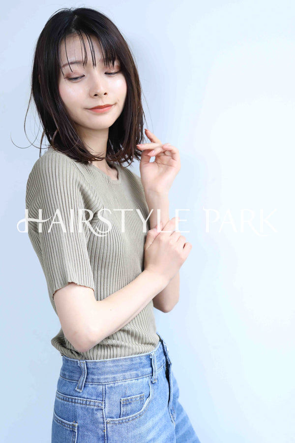 ヘアスタイル写真PhotoNo:374-5 (14) [ミディアムロング,レディース,ナチュラル,オフィス / コンサバ,クール / かっこいい,カット,カラー,縦型 ]