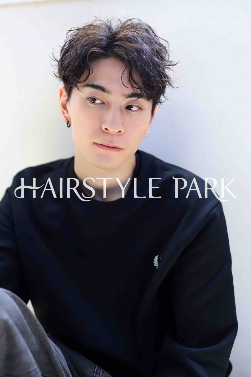 ヘアスタイル写真PhotoNo:375-1 (15) [ショート,ベリーショート,メンズ,カジュアル,クール / かっこいい,カット,パーマ,縦型 ]