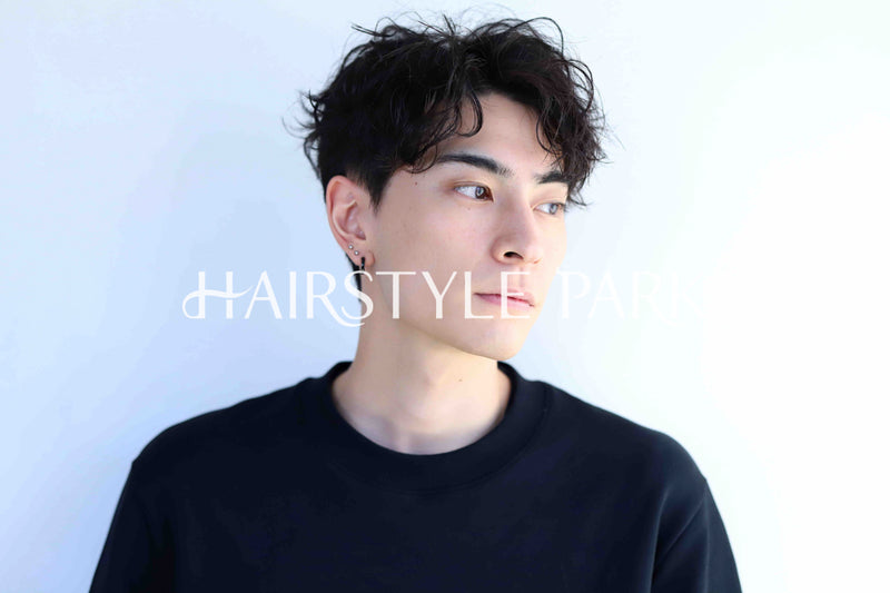 ヘアスタイル写真PhotoNo:375-1 (2) [ショート,ベリーショート,メンズ,カジュアル,クール / かっこいい,カット,パーマ,縦型 ]