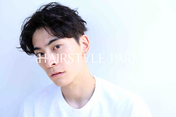 ヘアスタイル写真PhotoNo:375-2 (1) [ショート,ベリーショート,メンズ,カジュアル,クール / かっこいい,カット,パーマ,縦型 ]