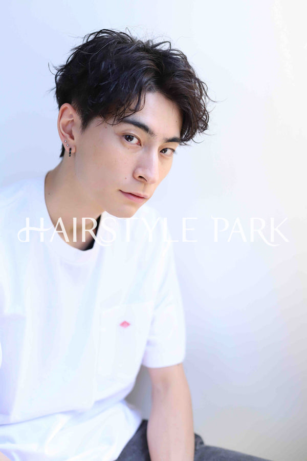 ヘアスタイル写真PhotoNo:375-2 (6) [ショート,ベリーショート,メンズ,カジュアル,クール / かっこいい,カット,パーマ,縦型 ]