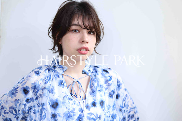 ヘアスタイル写真PhotoNo:376-2 (1) [ショートミディアム,レディース,モテ・愛され,カジュアル,カット,カラー,パーマ,縦型 ]
