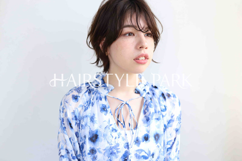 ヘアスタイル写真PhotoNo:376-2 (27) [ショートミディアム,レディース,モテ・愛され,カジュアル,カット,カラー,パーマ,縦型 ]