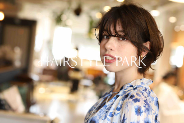 ヘアスタイル写真PhotoNo:376-2 (35) [ショートミディアム,レディース,モテ・愛され,カジュアル,カット,カラー,パーマ,縦型 ]
