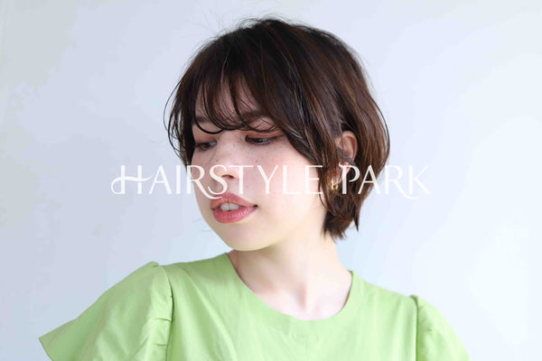 ヘアスタイル写真PhotoNo:376-3 (2) [ショートミディアム,レディース,モテ・愛され,カジュアル,カット,カラー,パーマ,縦型 ]